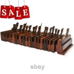 Antique Molding Planes, Moulding, 19 in total, English, some early examples