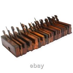 Antique Molding Planes, Moulding, 19 in total, English, some early examples