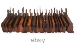 Antique Molding Planes, Moulding, 19 in total, English, some early examples