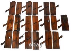 Antique Molding Planes, Moulding, 19 in total, English, some early examples