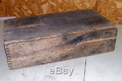 Antique Nail Sorter Carpenters Box Crate Makers Old Vintage Woodworking Tool