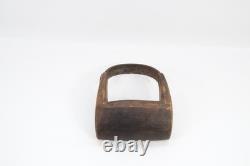 Antique Norwegian Woodworking Tool Skav Hand Forged Curved Scraper for