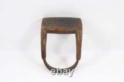 Antique Norwegian Woodworking Tool Skav Hand Forged Curved Scraper for