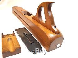 Antique Old Rare Wood Extra Plane With Blade Iron Richter Extra 60 Woodworking