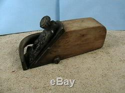 Antique PAT'd NOV 18 1884 Wood Small Bull Nose Rabbet Plane Woodworking Tool USA