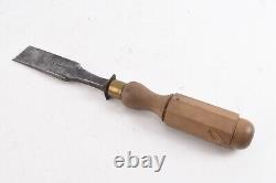 Antique Peugeot Freres 1 1/4'' Chisel Cast Steel Wood Working Tool USER V68