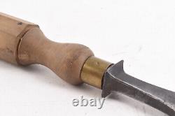 Antique Peugeot Freres 1 1/4'' Chisel Cast Steel Wood Working Tool USER V68