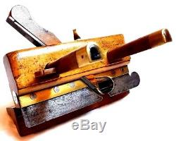 Antique Plough Plane Fairclough 72 Byrom Liverpool Plow Rare Woodworking Tools
