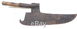 Antique Primitive Hand Forged Axe Ax Head Rustic Hatchet Woodworking Tools Mark