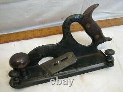 Antique Rare Metallic Plane Co Fillester Plow Plane Woodworking Tool