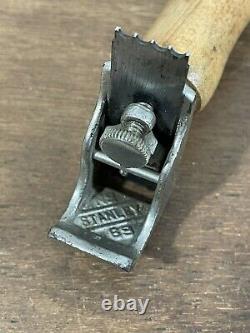 Antique Rare Stanley No. 69 Hand Beader Plane Woodwork Tool