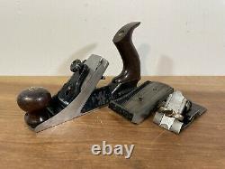 Antique Rare Stanley No. 72 1/2 Adjustable Chamfer & Beading Plane Woodwork Tool