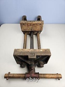 Antique Richards Wilcox 0377 Woodworking Bench Vise Quick Release 10 Opening