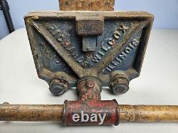 Antique Richards Wilcox 0377 Woodworking Bench Vise Quick Release 10 Opening