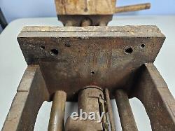 Antique Richards Wilcox 0377 Woodworking Bench Vise Quick Release 10 Opening