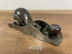 Antique Scarce Stanley No. 140 Type 1 Skew Rabbet & Block Plane Woodwork Tool