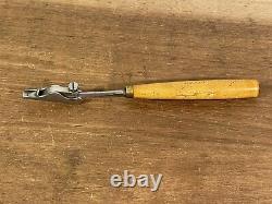 Antique Scarce Stanley No. 96 Chisel Gauge Plane + R Sorby Chisel Woodwork Tools