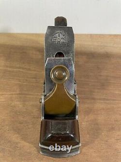 Antique Scottish Pattern Smoothing Woodwork Plane, Hearnshaw Bros. Cutter