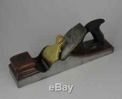 Antique Scottish Rosewood Infill Woodworking Plane Mathieson Iron 13 3/4