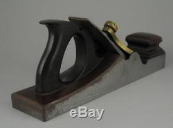 Antique Scottish Rosewood Infill Woodworking Plane Mathieson Iron 13 3/4
