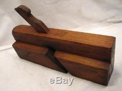 Antique Sheneman Large Moulding Plane Woodworking Wood Tool Phila PA Molding