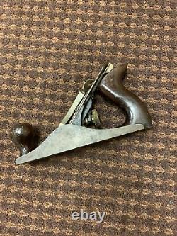 Antique Stanley Bailey No. 3 Smooth Plane Type 19 Old Woodworking Tools