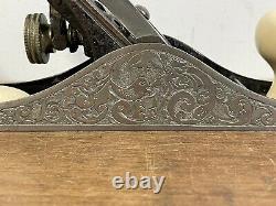 Antique Stanley Bedrock 603 Smoothing Hand Plane Catherine Kennedy Engraved