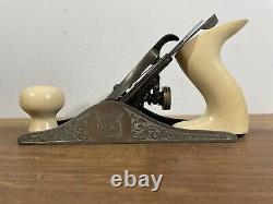 Antique Stanley Bedrock 603 Smoothing Hand Plane Catherine Kennedy Engraved