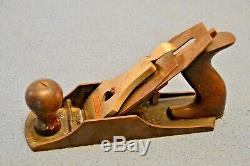 Antique Stanley Bedrock 604 Wood Plane Woodworking Tool Vintage