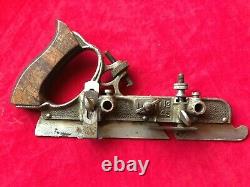 Antique Stanley Combination Plane #45 Woodworking Tool in Wood Box with Cutters