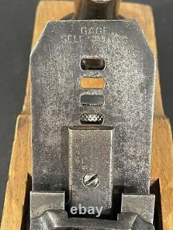 Antique Stanley Gage No. G35 Self Setting Transitional Smoothing Plane