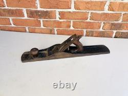 Antique Stanley Jointer Plane Woodworking Corrugated No. 7