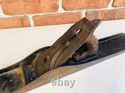 Antique Stanley Jointer Plane Woodworking Corrugated No. 7
