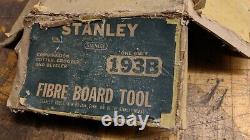 Antique Stanley No 193 B FIBER Board Cutter Plane Woodworking Fiber Board Tools