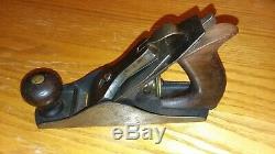 Antique Stanley No 2 C Corrugated Bottom Woodworking Plane Vintage Tool