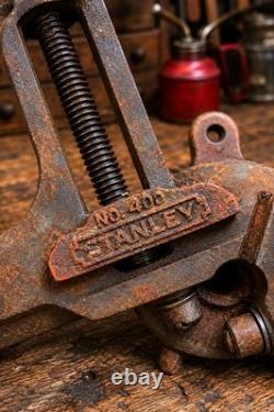 Antique Stanley No 400 Miter Vise Clamp Cast Iron Woodworking Tool Vintage