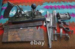 Antique Stanley No. 45 B Combination Plane Woodworking Tool with Accessories
