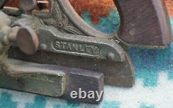 Antique Stanley No. 45 B Combination Plane Woodworking Tool with Accessories