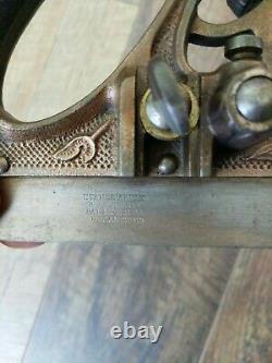Antique Stanley No 45 Combo Wood Plane Woodworking Hand Tools Pat. Jan-22-95