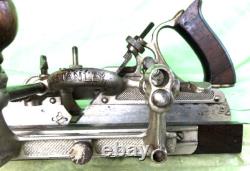 Antique Stanley No. 45 Molding Plane Carpenters Woodworking Vintage Tool