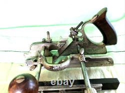 Antique Stanley No. 45 Molding Plane Carpenters Woodworking Vintage Tool