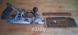 Antique Stanley No. 45 Woodworking Plane & Cutter Blades In Box