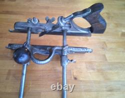 Antique Stanley No. 45 Woodworking Plane & Cutter Blades In Box