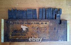Antique Stanley No. 45 Woodworking Plane & Cutter Blades In Box
