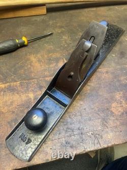 Antique Stanley No 7 Type 8 Wood Joiner Plane New Britain Connecticut USA c1900