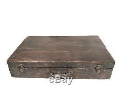 Antique Stanley Tools No 904 Tool Box Wooden Toolbox Vintage Woodworking USA