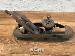 Antique Stanley Victor No. 20 Circular Compass Wood Woodworking Plane