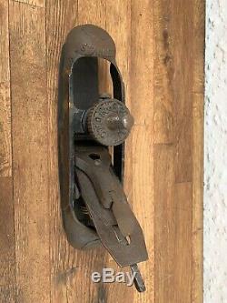 Antique Stanley Victor No. 20 Circular Compass Wood Woodworking Plane