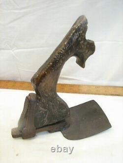 Antique Stirrup Adz Shipwright Wood Tool Ship Builder Adze Carpenter Woodworking