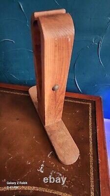 Antique Stitching Pony Horse Clamp Leg Vise Rustic Primitive Woodworking Signed